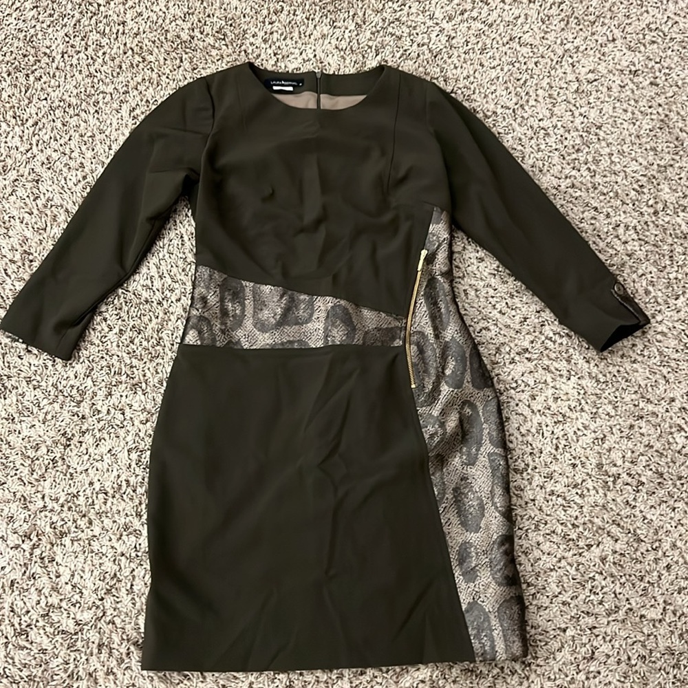 Laura Bernal Snakeskin Sheath Dress Size EU 40 US Medium - Picture 10 of 12